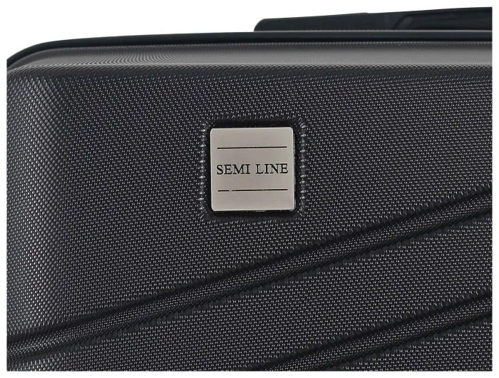 Валіза Semi Line 20" (S) Black (T5789-1)