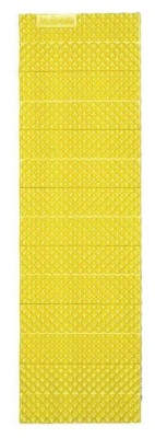 Килимок туристичний складаний одномісний IXPE Naturehike NH19QD008 з алюмінієвою плівкою, 185x56x1.8 см, жовтий для походів