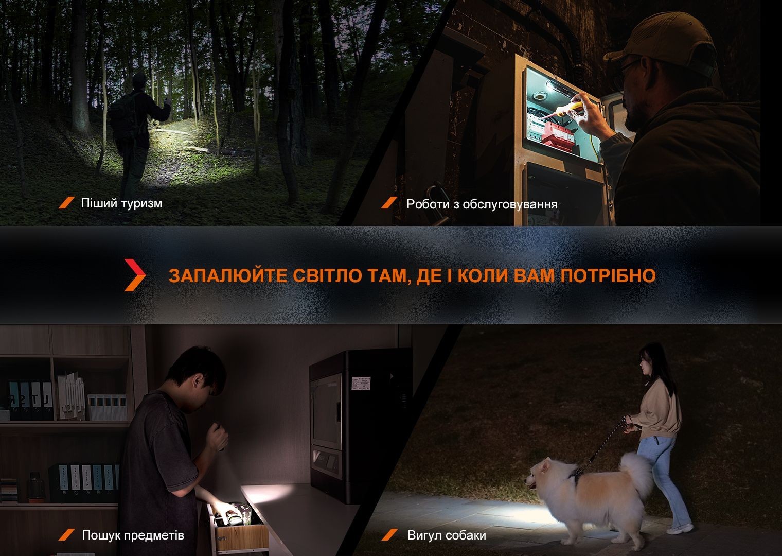 Ліхтар ручний Fenix LD12R, укр, укр