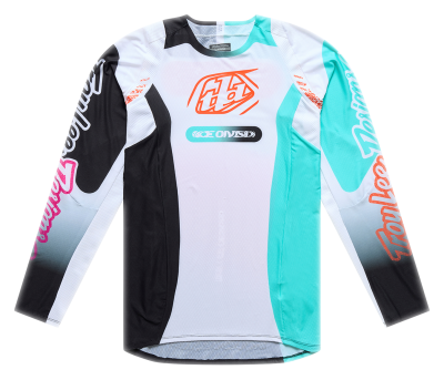 Мото джерсі TLD SE PRO JERSEY; SEVER [WHITE / TEAL] XXL