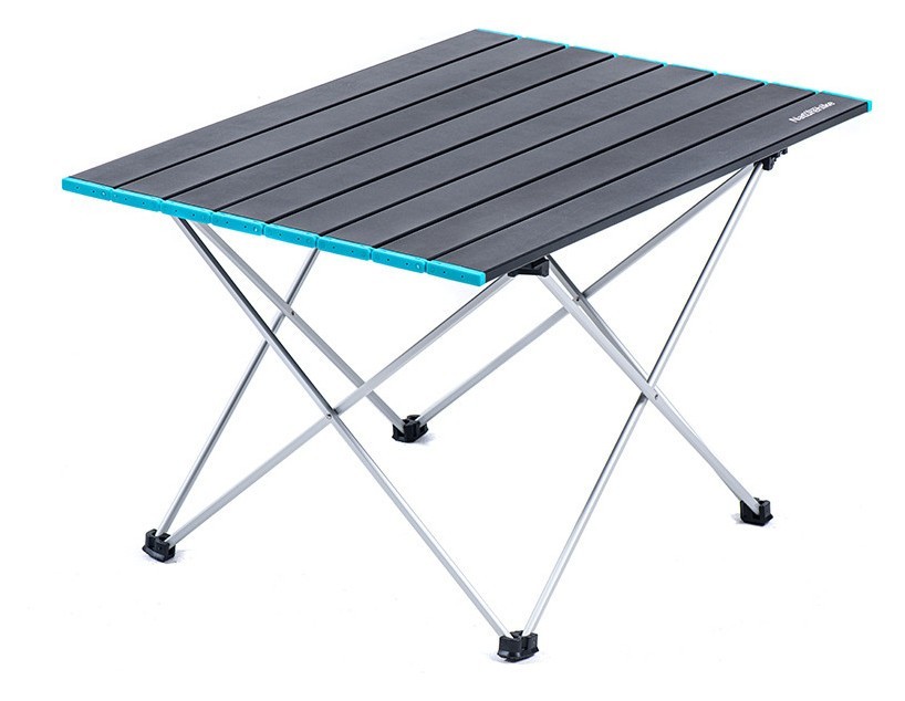 Стіл розкладний Naturehike NH19Z008-Z, алюміній, Розмір L, сірий, укр, укр