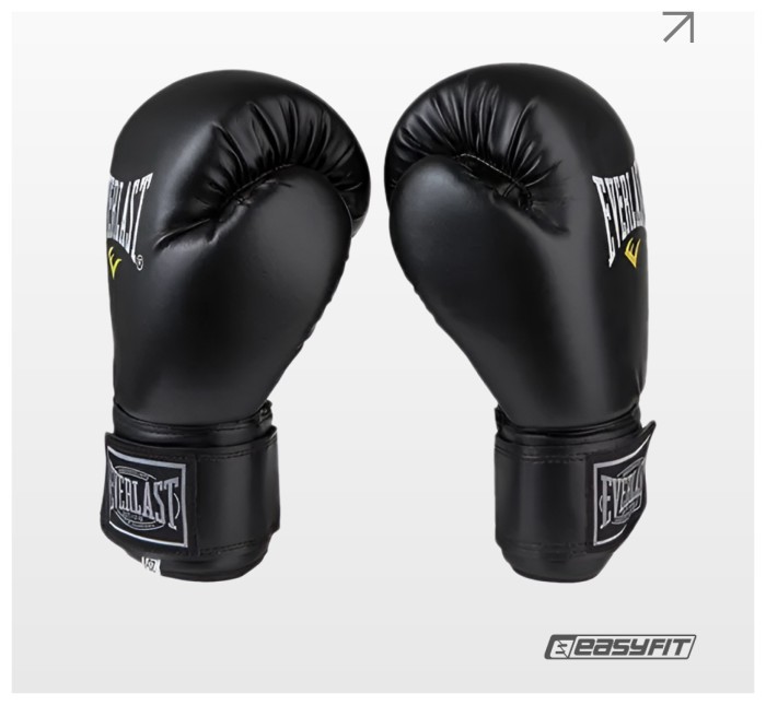 Боксерские перчатки Everlast 10 унций (10 oz) черные