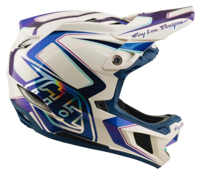 Велосипедный шлем TLD D4 COMPOSITE HELMET; FLARED [WHITE/INDIGO] L