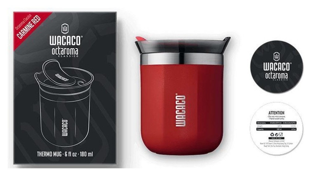 Термокухоль Wacaco Octaroma Classico 180 мл, червоний