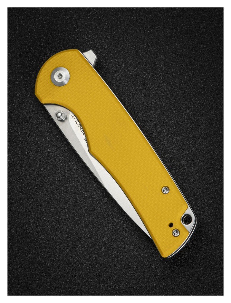 Ніж складаний туристичний Sencut Praktisk, (9.1 см) 9Cr18MoV / G10 жовтий, укр, укр