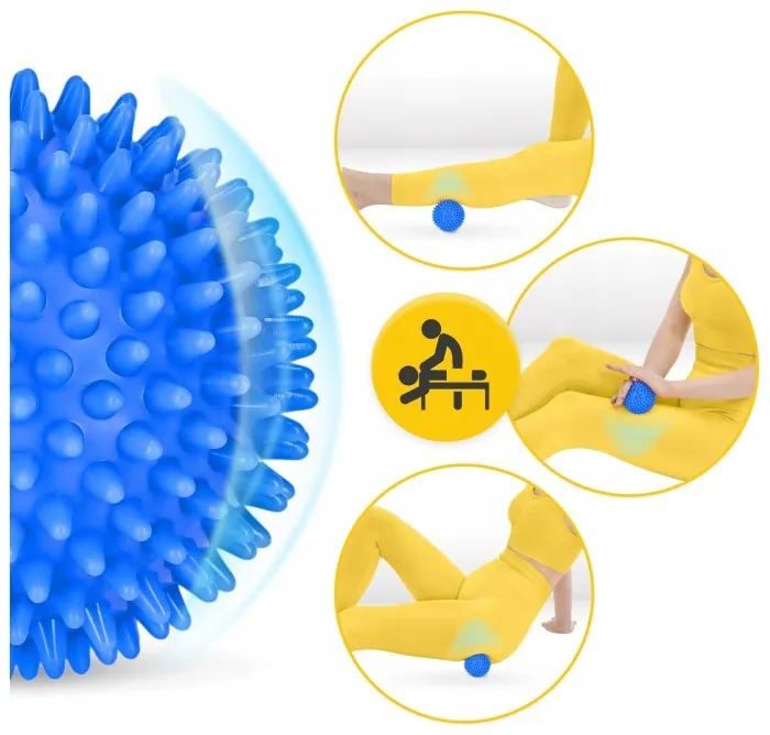 Массажный мяч с шипами 4FIZJO Spike Ball 8 см (P-5907739311405)