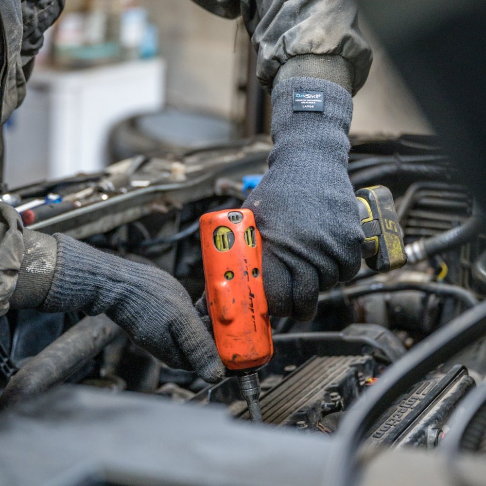 Перчатки водонепроницаемые Dexshell ThermFit 3.0 Gloves, черные, размер L