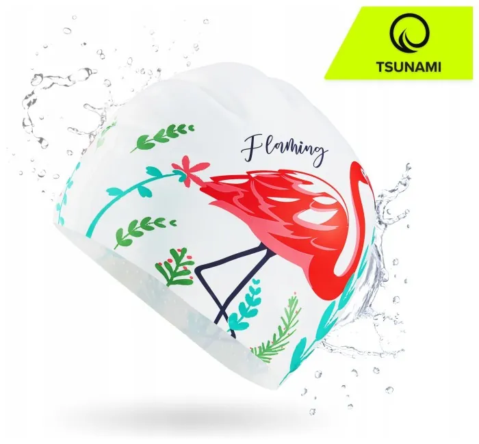Шапочка для плавания TSUNAMI Flamingo Mix (P-5905973401920)