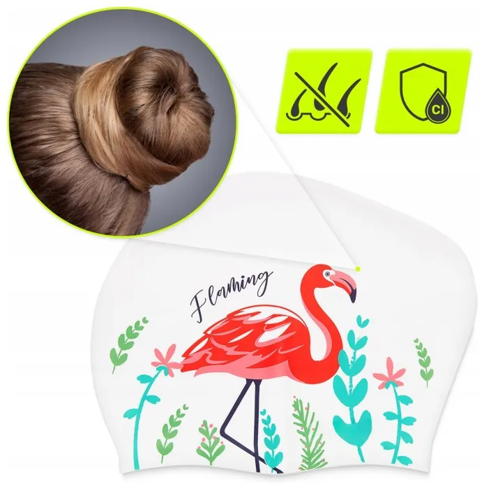 Шапочка для плавания TSUNAMI Flamingo Mix (P-5905973401920)