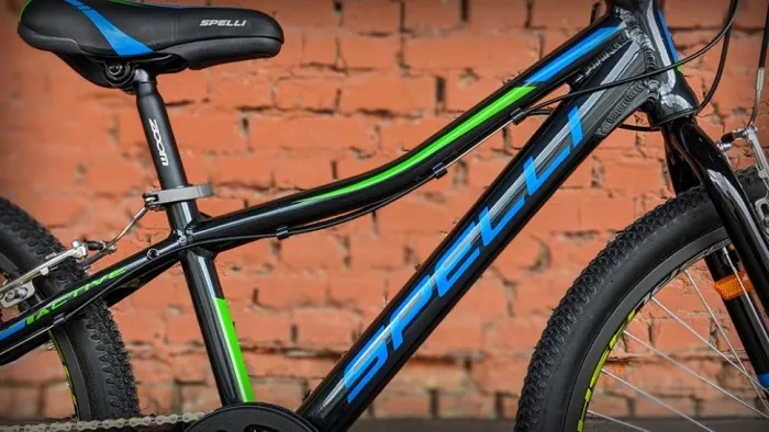 Велосипед підлітковий 24" Spelli Active Boy (2025) Black-Blue