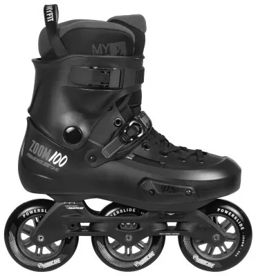 Фрискейт ролики POWERSLIDE ( 902410 ) Zoom Pro 100 black 2023