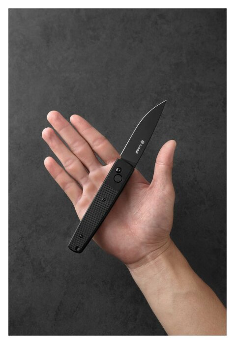 Ніж складаний Ganzo G721-B чорний клинок, укр, укр