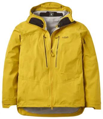 Мембранная куртка мужская Rab Kinetic Alpine Stretch Jacket, Dark Pollen, L