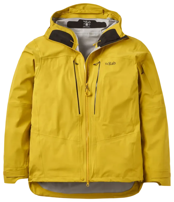 Мембранная куртка мужская Rab Kinetic Alpine Stretch Jacket, Dark Pollen, L