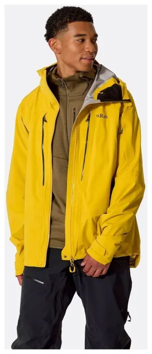 Мембранная куртка мужская Rab Kinetic Alpine Stretch Jacket, Dark Pollen, L