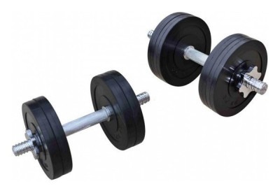 Гантелі набірні гумові Rn-Sport по 11 кг.