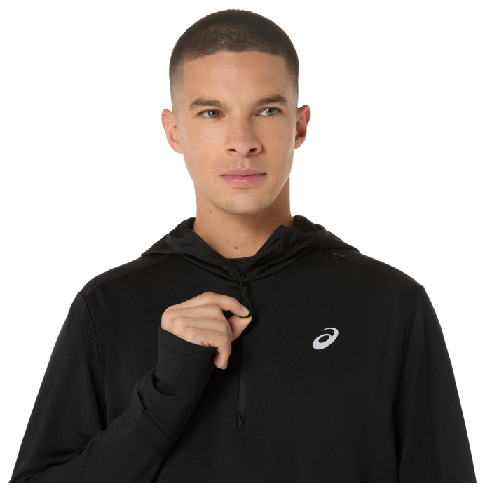 Кофты и толстовки для бега Asics (2011D359) ROAD WINTER LS HOODIE 2026