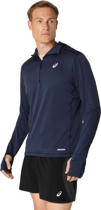 Кофты и толстовки для бега Asics (2011D359) ROAD WINTER LS HOODIE 2026