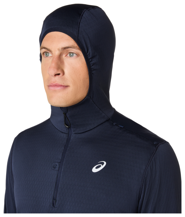 Кофты и толстовки для бега Asics (2011D359) ROAD WINTER LS HOODIE 2026