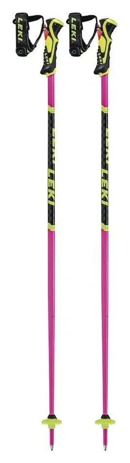 Палиці для гірських лиж для підлітків Leki WCR LITE SL 3D 100см Neon pink/black/neon yellow (65065852-WRH) (115 см black, neon pink, neon yellow)
