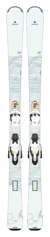 Лижі гірські (комплект) Dynastar E LITE 2 W+XPRESS W 10 GW 149 см White/black (DAKBT03+FCKDW04) WRH (156 см white/black)