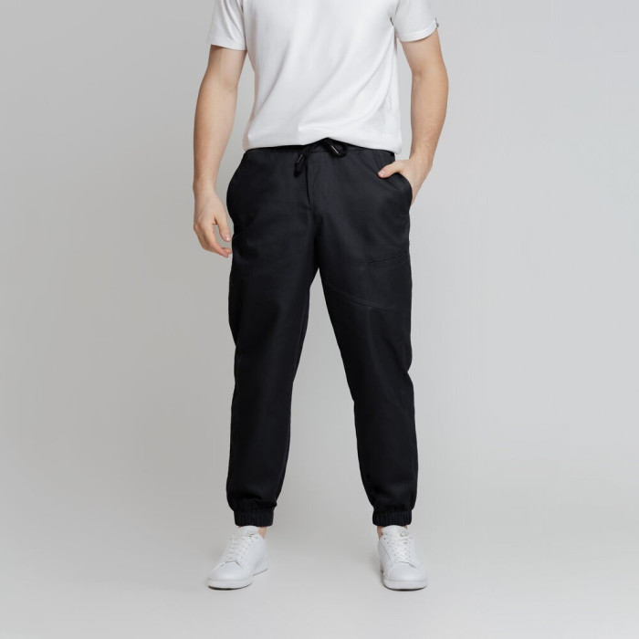 Мужские темно-серые джогеры весенние с карманами Pobedov Vortex