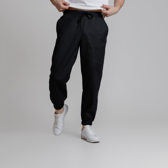 Мужские темно-серые джогеры весенние с карманами Pobedov Vortex