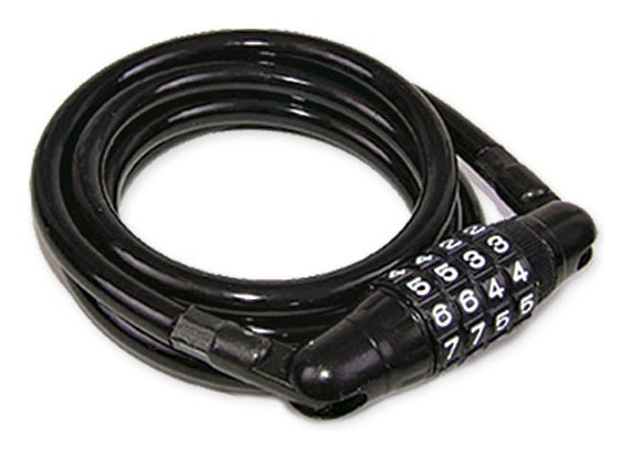 Замок для велосипеда тросовый Cycledesign Number Lock Black (CDLK0001)