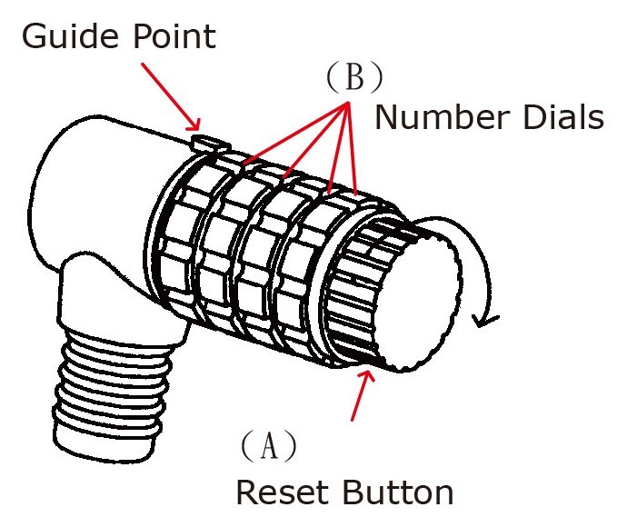 Замок для велосипеда тросовый Cycledesign Number Lock Black (CDLK0001)