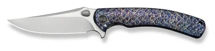Нож складной туристический Weknife Dracarys, (9.1 см) Böhler M390 / титан 6AL4V пламенный