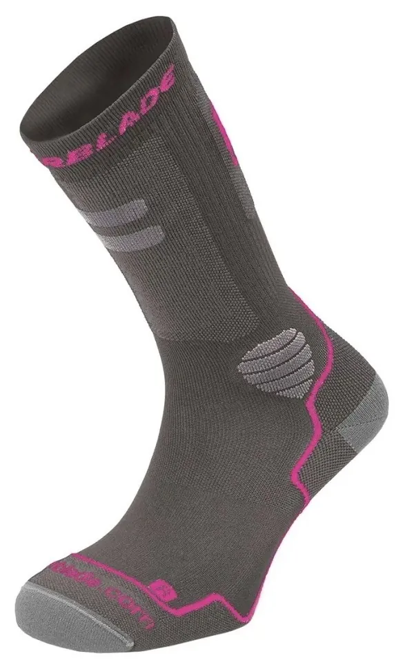 Шкарпетки Rollerblade High Performance для жінок dark grey-pink (L)
