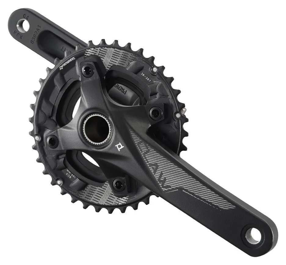 Комплект шатунів PROWHEEL CLAW-551-TT, (11S/10S/9S), 170mm, 36/26T black (CHW-90-07)