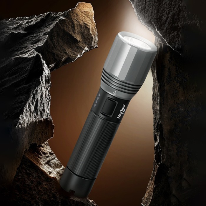 Ліхтар ручний NexTool Flashlight T10, 2000 лм, алюмінієвий корпус, укр, укр