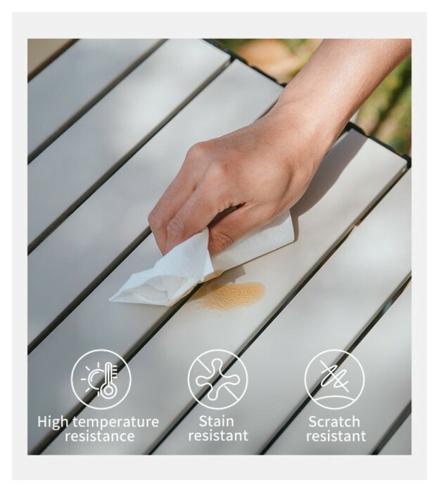 Складной стол Naturehike Star Jane T01 CNK2550JJ018, 89х60 см, углеродистая сталь, черный