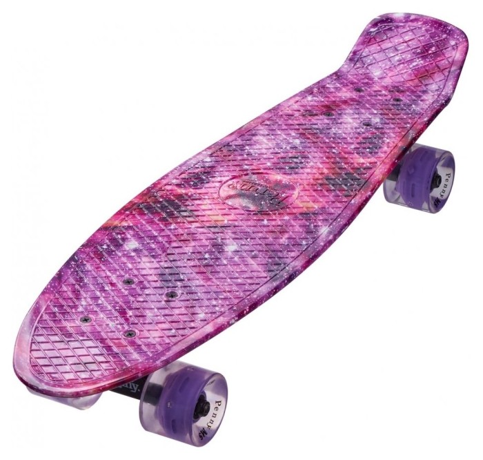 Penny Maraton Longboard 27, Вогонь та Лід (Розовый)