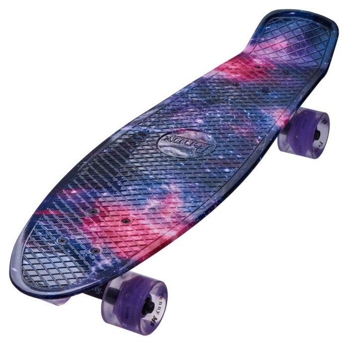 Penny Maraton Longboard 27, Вогонь та Лід (Розовый)