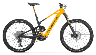 Електровелосипед MONDRAKER Crafty Carbon RR S 29'' 160mm, 800Wh Bosch CX, Yellow/Black, L