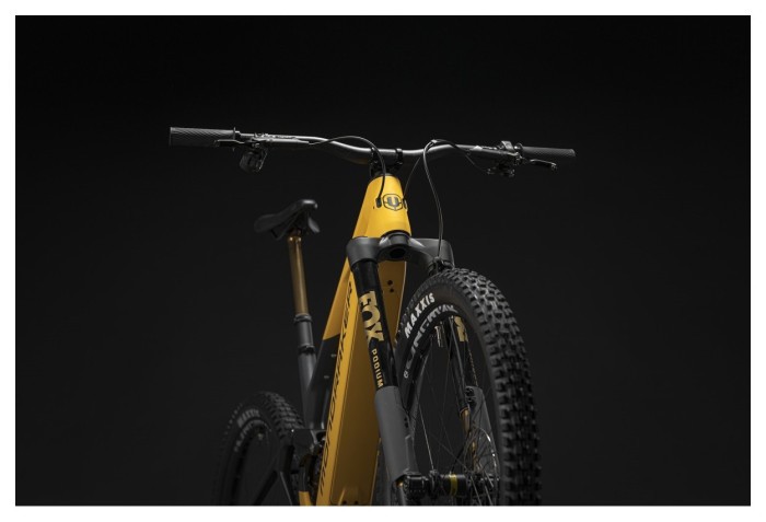 Електровелосипед MONDRAKER Crafty Carbon RR S 29'' 160mm, 800Wh Bosch CX, Yellow/Black, L, укр, укр