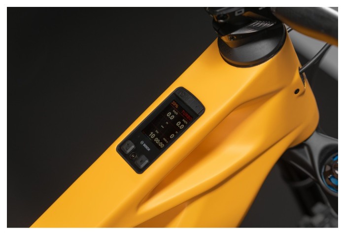 Електровелосипед MONDRAKER Crafty Carbon RR S 29'' 160mm, 800Wh Bosch CX, Yellow/Black, L, укр, укр