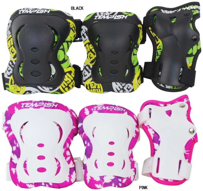 Защита (роликовые коньки) Tempish FID KIDS 3 пары. черный