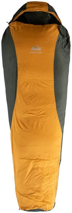 Спальный мешок Tramp Windy Light кокон левый yellow/grey 220/80-55 UTRS-055
