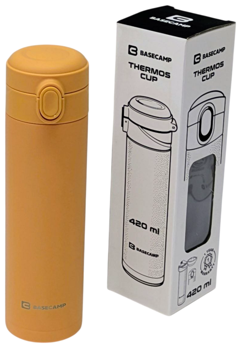 Термокружка BaseCamp Thermos Cup, 0.42 L, Orange