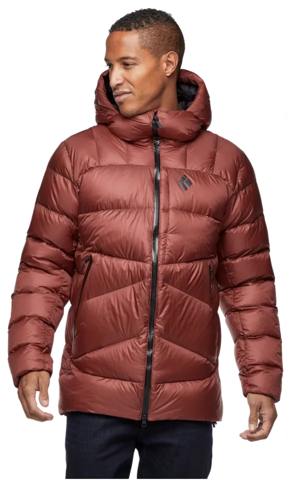 Чоловічий зимовий пуховик парка Black Diamond M Vision Down Parka, Dark Crimson (M)
