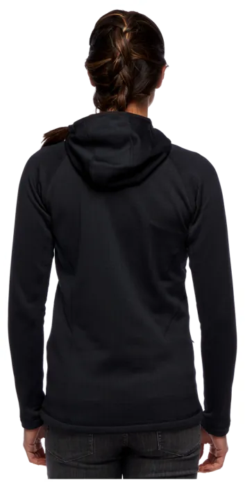 Жіноча флісова кофта з рукавом реглан Black Diamond Factor Hoody, Black