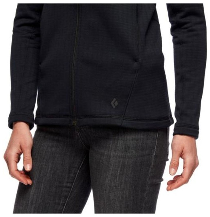 Жіноча флісова кофта з рукавом реглан Black Diamond Factor Hoody, Black