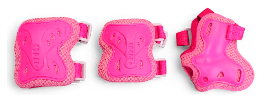 Набір для катання (ролики + захист + шолом) (рожевий)