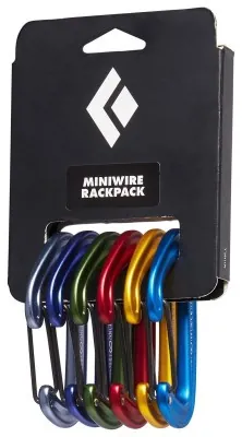 Набор карабинов Black Diamond MiniWire Rackpack, No color, One Size