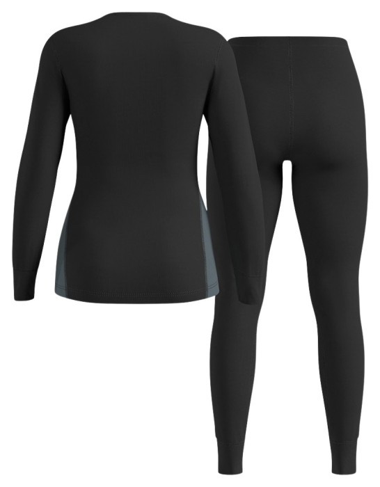 Odlo комплект Active Warm W black-stormy weather L