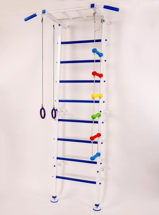 Шведська стінка RN-Sport VERTICAL Kids + Дитячий навісний набір, укр, укр