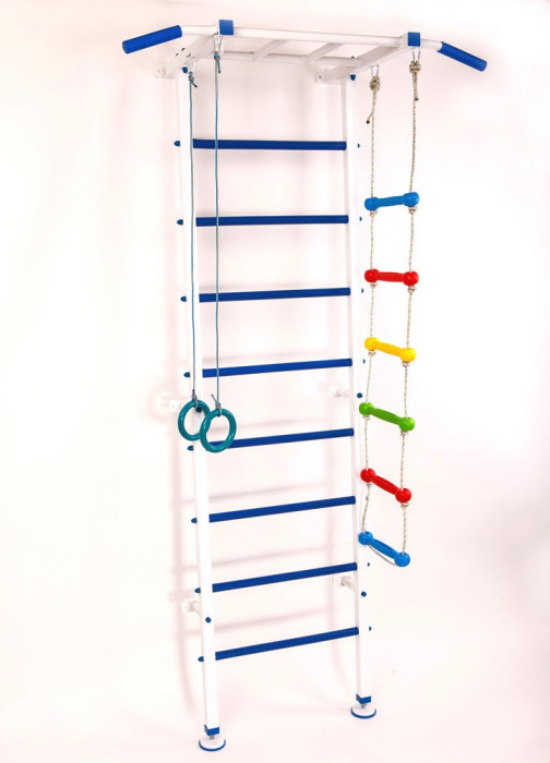 Шведська стінка RN-Sport VERTICAL Kids + Дитячий навісний набір, укр, укр